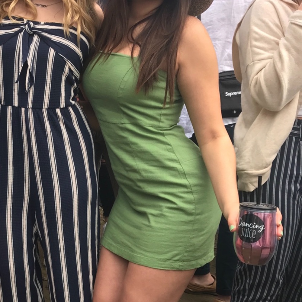 Green dress